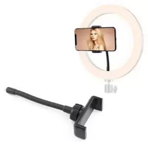 스마트폰 방송 촬영 삼각대 홀더 거치대 LED 라이트 W9306EE