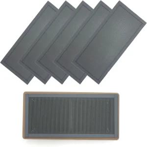 모던 웨이브 - 바닥 5팩용 엑스트라 스트롱 마그네틱 에어 벤트 스크린 커버(5인치 x 11인치) 그레이)
