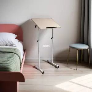 학교 스탠딩 책상 높낮이 화이트 학원용 접이식 수업 조절식