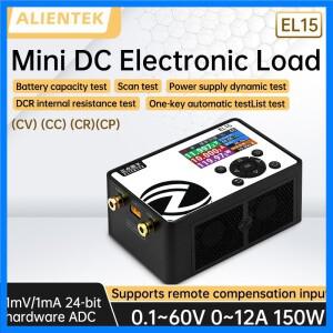 ALIENTEK EL15 DC 전자 부하 150W 배터리 용량 테스터 미니 프로그래머블 전원 공급기 검사기 일정 전류 전