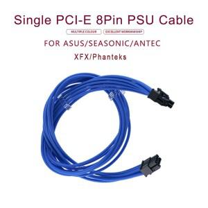 FormulaMod 완전 모듈형 PSU 케이블 18AWG 슬리브 PCI-E 8핀(6+2) asus 호환/Antec/Seasonic/XFX/Phanteks