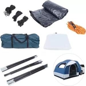 야외 캠핑카 여행을 위한 자동차 차양 선 쉘터 텐트 캠핑 트럭 캐노피 모기장이 달린 휴대용 SUV