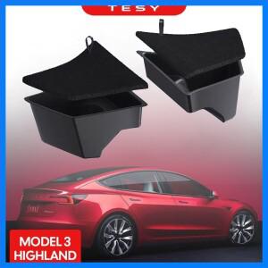 2024 Tesla Model 3 하이랜드 뒷 트렁크 왼쪽 보관함 (커버 테일 부츠 주최자 파티션 장식 액세서리 포함)