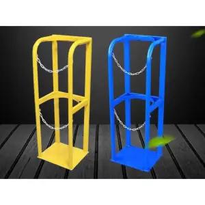 가스통 거치대 2구 실린더 질소통 보관함 보관대 정리대 용기