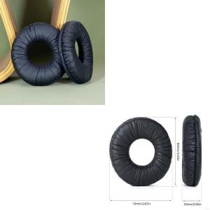 [호환품]이어 패드 비 슬립 검은 색  설치 모프 소니호환 MDR NC8 헤드폰