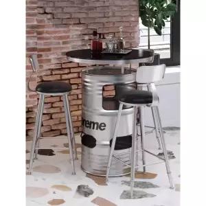 드럼통 테이블 레트로 주점 업소용 탁자 수납 포차