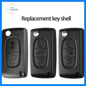 시트로엥 C2 C3 C4 C5 C6 Xsara Berlingo 푸조 207 307 308 407 607 807 HU83 VA2 블레이드 플립 리모컨 자