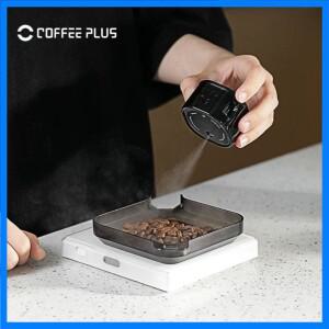 CoffeePlus 20ml 전기 정전기 방지 커피 분무기 - 가정 및 상업용 그라인드용 마그네틱 베이스 USB 충전식