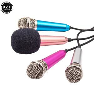 [호환품]스마트 호환 휴대 전화 pc 용 핸드 헬드 마이크 3.5mm 음성 콘덴서 professionnel