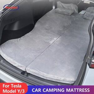 모델 3용 차량 매트리스 보드 쿠션 패드 고밀도 원목 탈착식 MDI 침대 지지 스펀지 수면 캠핑