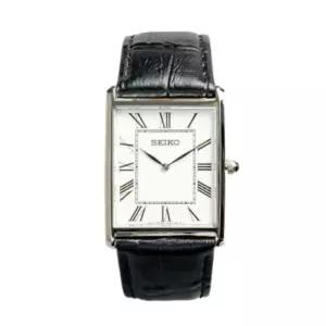 세이코 가죽시계 에센셜 남성 에센셜 br SWR049 아날로그 직사각형