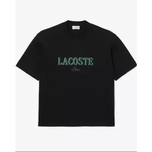 매장정품 LACOSTE 라코스테 브랜드관 (0)(남성)홀리데이 레터링 그래픽 루즈핏 반팔 티셔츠 TH5912-55N 031