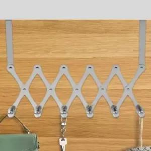 퀸하우스자바라6구도어후크(실버)방문모자걸이 문걸이행거 방문행거 도어행거 도어훅 도어후크옷걸이