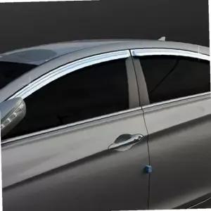 소나타 YF 몰딩 크롬 바이저