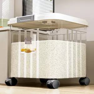 쌀보관함 바퀴달린 쌀통 업소용 보관통 밀가루통