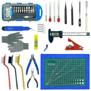 [미국배송] 3D 프린팅 도구 키트 프린터 액세서리 50개 포함 디지털 캘리퍼 커터 세트 튜브 커터 보관 가방 크리에이티브 테크 스타터 키트.