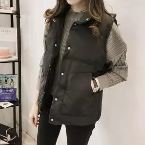 [라일리의류] Rly 데님조끼 디자인 남여공용 패딩조끼 데일