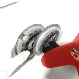 킥보드 교체 바퀴 앞바퀴 LED 미니 뒷바퀴