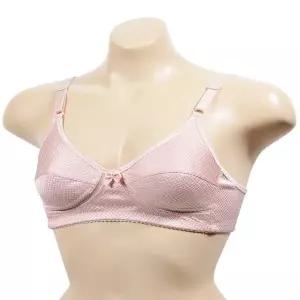 홑겹 두께감있는 데일리 사각패턴 노와이어 노몰드 (WFJ6917)