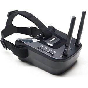 안테나가 장착된 5 8G FPV 고글: 아날로그 카메라 및 송신기 드론 RC 자동차 비행기 취미용 배터리 비디오 헤드셋에 3인치 화면 40CH 내장