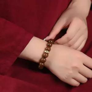 단주 기도 팔찌 합장 천수관음 침향 염주 나무 쥐 우드