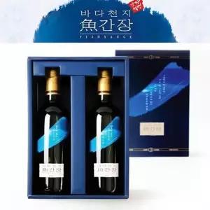 [바다천지]어간장 선물세트 [375mlx2병/선물세트/PREMIUM3호/3년숙성]