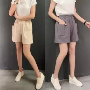 여자반바지 밴딩바지 반바지하이웨스트 썸머패션 (WFK98HJ)
