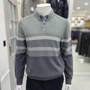 [인디안]셔츠 레이어드 니트 스웨터 MITBP4F822142_SH