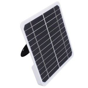 [미국배송] 20W 5V 단결정 태양광 패널 9.8피트 케이블 보안 카메라용 IP68 월 패널 충전기