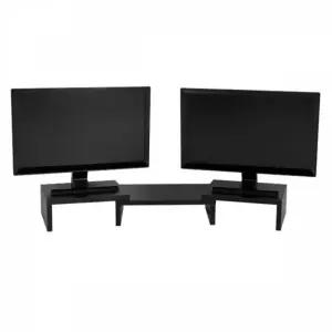 받침대 930mm 정리 컴퓨터 듀얼 대형 눈높이 책상 사무실 모니터 거치대