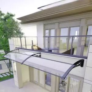 렉산 테라스 처마 어닝 캐노피 지붕 차양막 비 그늘막 비가림 외부 설치용 폴리카보네이트