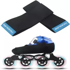 스쿼크 페어 인라인 스케이트 부츠 커버 스 발가락 보호 캡 로우 프로파일 랩 엘라스틱 밴드 슬리브 보호대