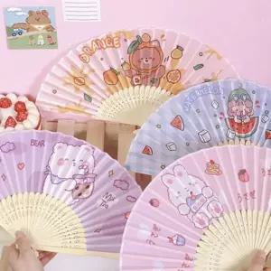 손 부채 접이식 캐릭터 전통 WF522B5