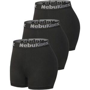 네부키넥스 3팩 여성 배구 반바지 3 운동 스판덱스 압박 러닝 짐 요가용