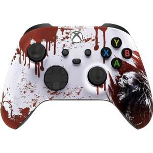 Microsoft Xbox Series X /S & One용 커스텀 컨트롤러z 무선 컨트롤러 - 소프트 터치 느낌 시리즈 컨트롤러(X 블러디 좀비)