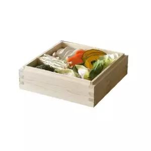 사각 25cm 나무 인덕션 소 단품 겸용 채반