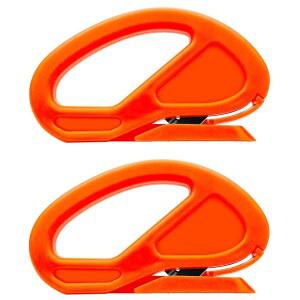 [미국배송] CARTINTS 2팩 스니티 안전 비닐 필름 커터 종이 탄소 섬유 절단 도구 공예 칼 유틸리티 나이프 랩 커터와 창문 틴트 자동차 랩 제작용 면도날 포함