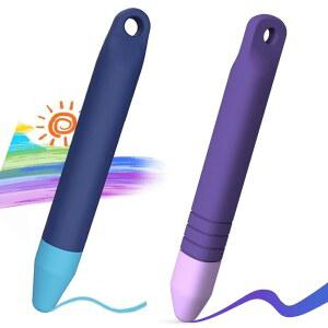[미국배송] (2PCS) 터치스크린용 친화적 스타일러스 펜 - 킨들 아이패드호환 아이폰과 호환되는 보라색 및 파란색 2팩