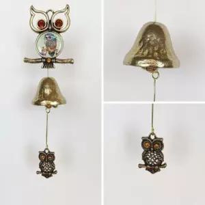 솔로부엉이그림 1종 황동 현관 출입 풍경 문종 도어벨 W5FDCDE