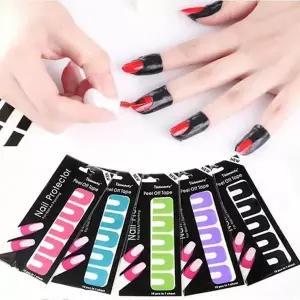U자 스트리핑 보호스티커 손톱 테이프 매니큐어 (WFK9XUU)