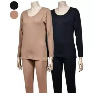 VIVADAY-SB104 핏 되는 여성 기모 내복 상하의 세트 W98779D