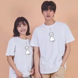 키밍 맨투맨 후드티 야옹이 가족티셔츠 러블리티 WAE06CF