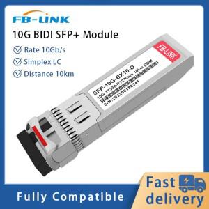 10G BIDI SFP 단일 LC 광섬유 트랜시버 모듈 1270nm1330nm DOM Cisco Mikrotik Mellanox 스위치와 호환 가