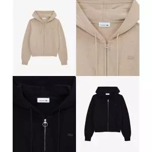 라코스테 브랜드관 여성 25FW 울 캐시미어 후드집업 스웨터 AF401E-55N 2컬러 택1 365095