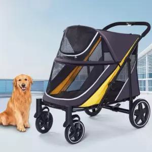 중형견 대형견 유모차 애완용 반려동물 캐리지 저상형