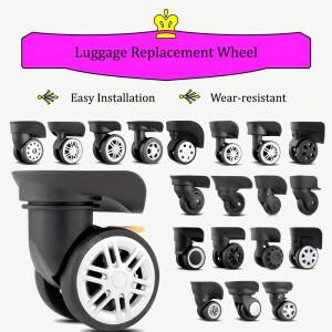 Hongsheng 수하워터 액세서리에 적합 휠 수리 가방 트롤리 박스 범용 교체 풀리 부품