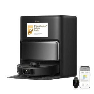 모바 P50 프로 울트라 로봇 진공 청소기 및 걸레, 엉킴 방지 브러시가 포함된 19,000Pa 흡입, 카펫 바닥용 탈착식 팅 167개의 걸레 세면대 자체 건조 청소, 자동 비움