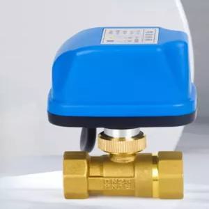 안전밸브 보일러배관 원격밸브 설비공구 wifi 스마트 원터치 전도 볼 밸브.