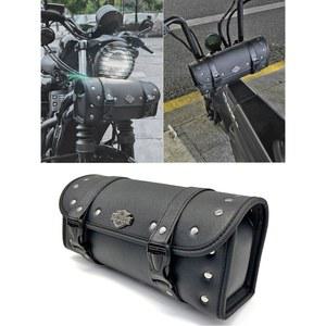 바이크 앞바퀴 거치 오토바이 할리데이비슨 새들백 라운드형 가방