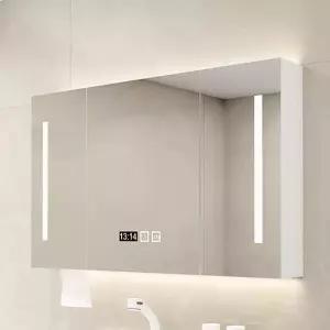 화장실 조명 거울 접이식 LED 미러 간접등 호텔 인테리어